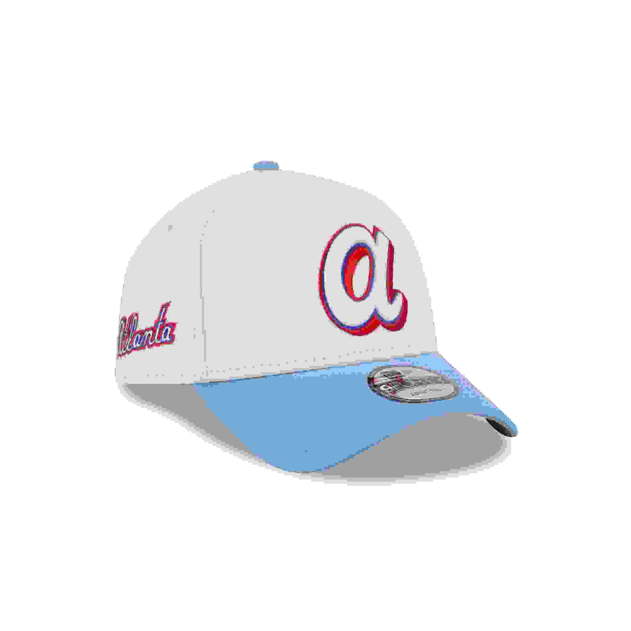 New Era Atlanta Braves 9FORTY A-Frame City Connect Cream Snapback Hat
